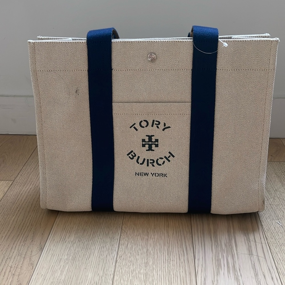 Tory Burch canvas Tory tote bag